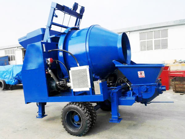 small concrete pump