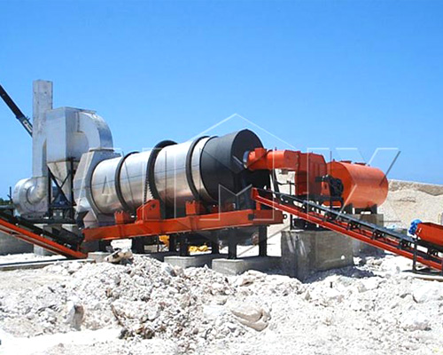 Mobile asphalt batch plant