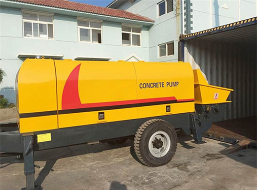 concrete pump trailer 