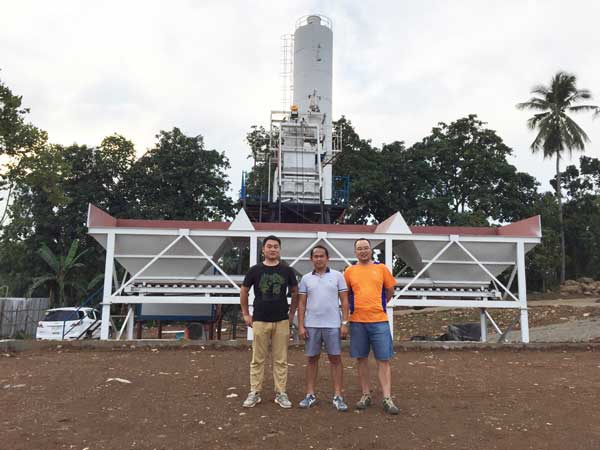 concrete batching plant at each construction site