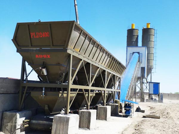 AJ-90 belt conveyor concrete plant