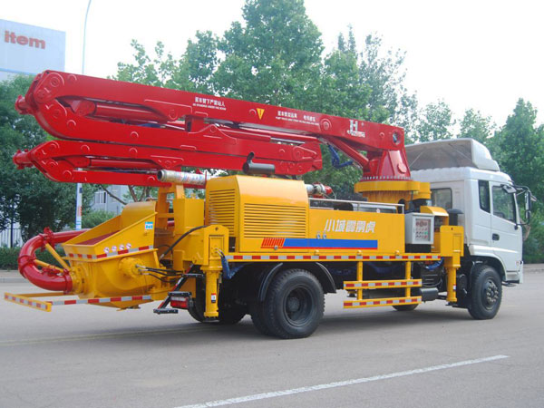 38m boom pump truck