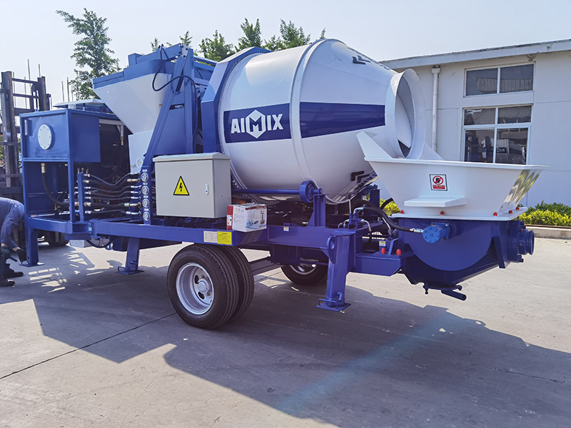 Trailer Concrete Mixer Pump