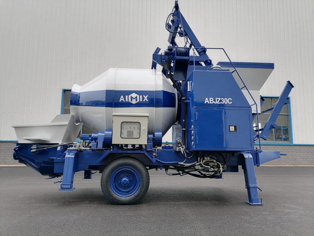 30m3 concrete mixer with pumps sale