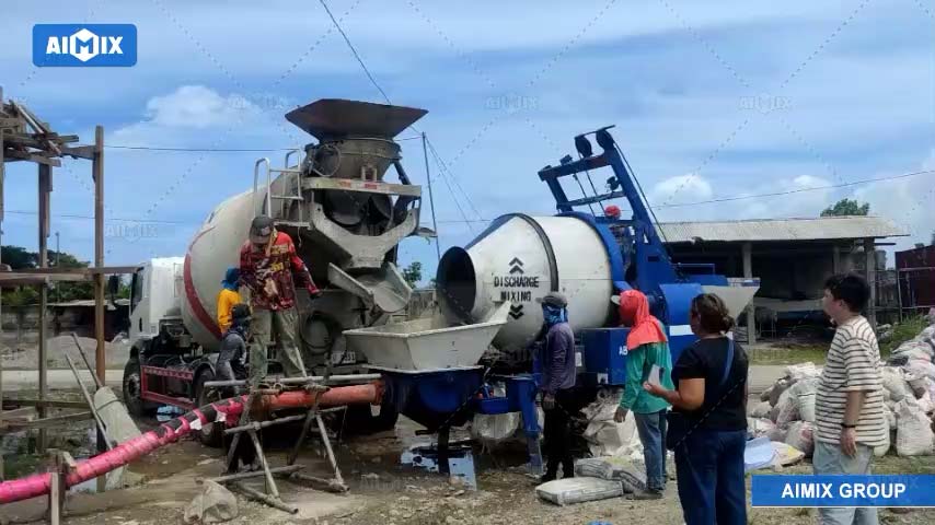 Concrete Mixer Pump for House Construction in Ormoc