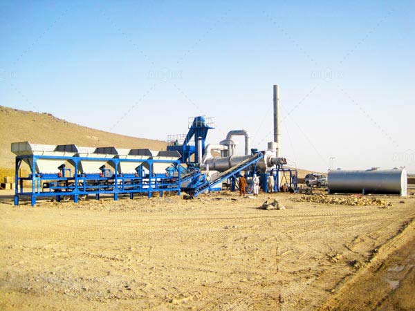 Small Asphalt Drum Plant