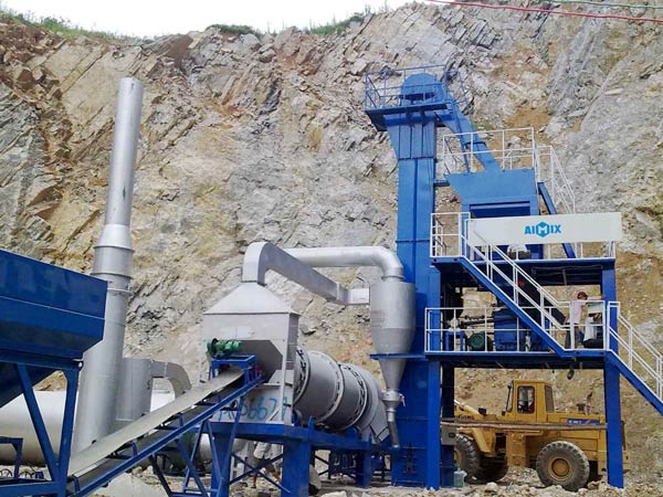 mobile asphalt plant