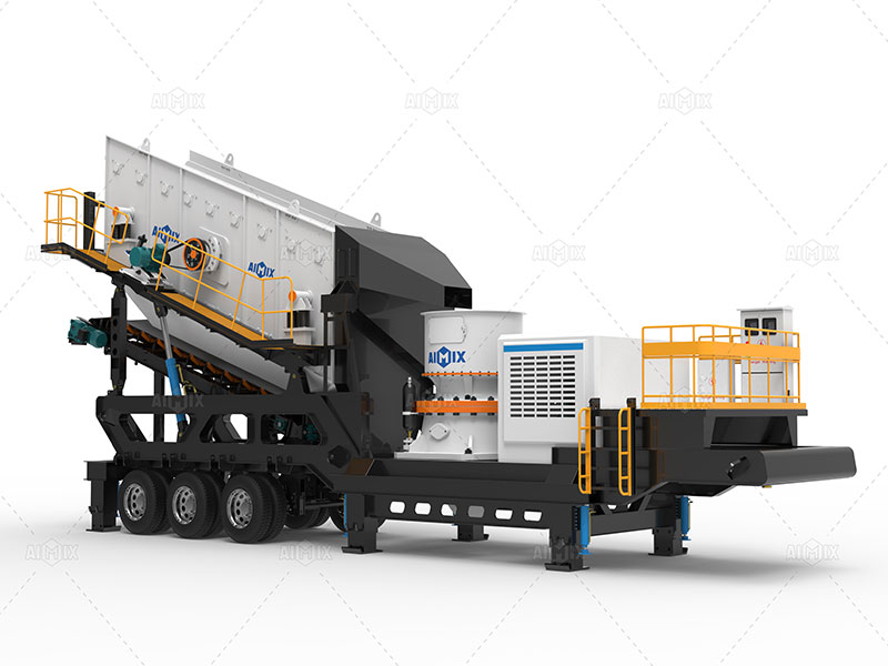 cone-type mobile aggregate crusher