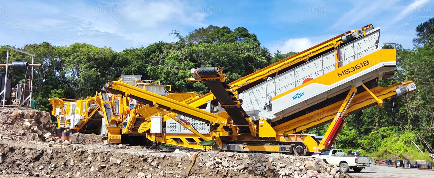 mobile crusher plant worked in Malaysia