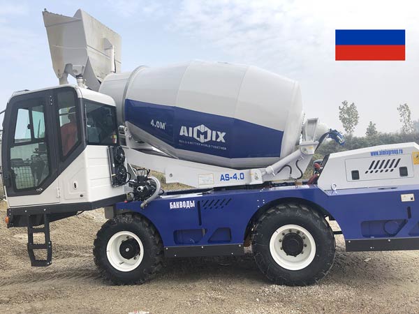 Aimix Self Loading Mixer Exporting to Russia