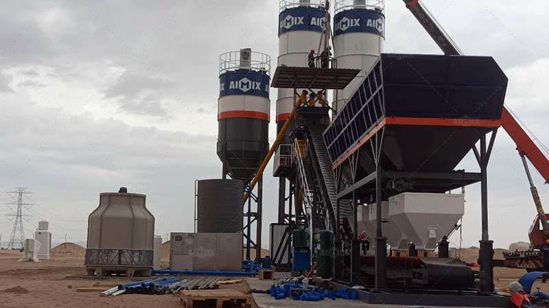 concrete batch plant in Saudi Arabia