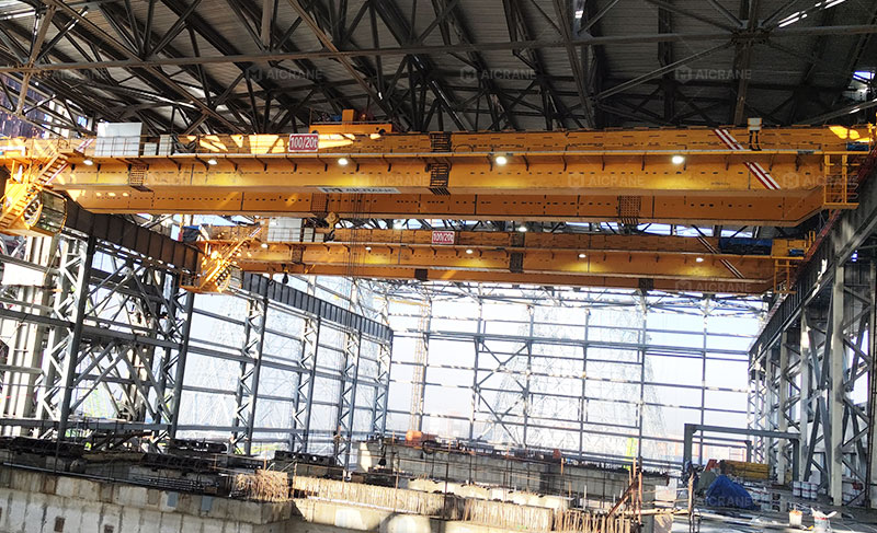 overhead crane 100 ton